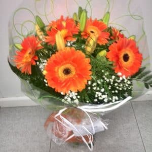 Ramo flores naranja