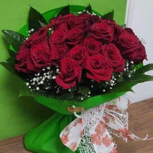 Ramo 24 rosas rojas